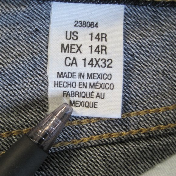 DKNY Women’s Straight Leg Dark Denim Jeans - Size 14X32 - Picture 8 of 10